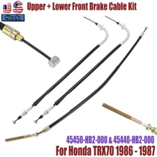 For Honda TRX70 1986-1987 Right&Left Brake Cable Kit 45450-HB2-000 45440-HB2-000
