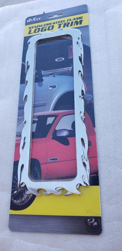 ACERO INOXIDABLE LLAMA LOGO MOLDURA FORD F-250 SUPERDUTY 99-04. Foto 4 de 4