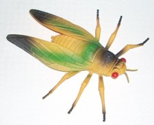 Vintage Toys R Us Exclusive Scary Large Toy Bug Yellow Green