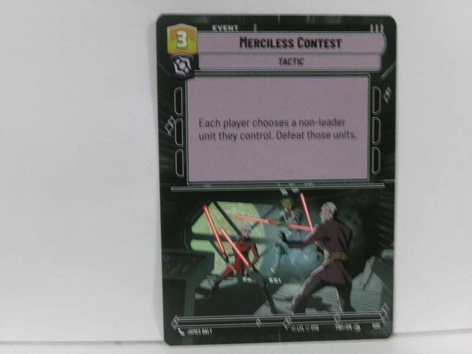 Merciless Contest (Hyperspace) Twilight of the Republic Star Wars Unlimited #500