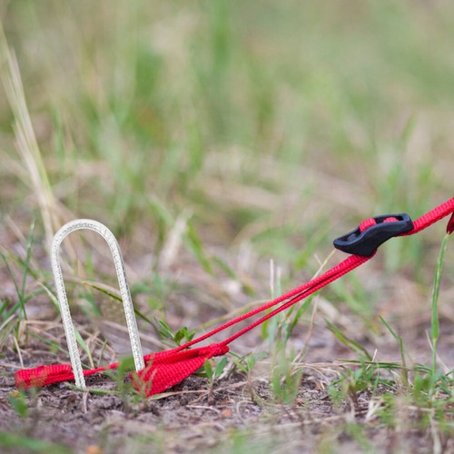 8 Pcs Gardening Anchor U-Nail Man Camping Tent Pegs Sand Ground Stakes - Picture 7 of 12