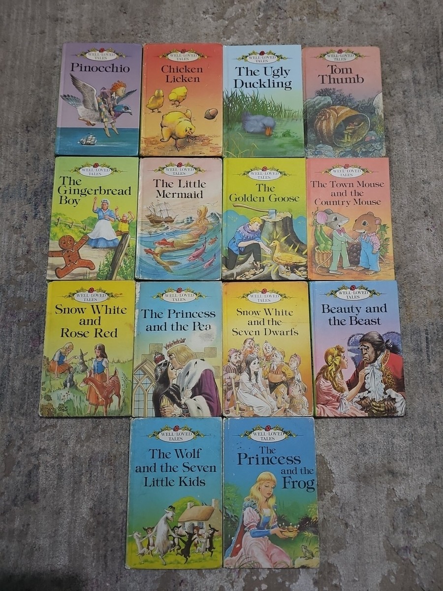 Ladybird Books Series 606D Well Loved Tales x 14 Green Spine