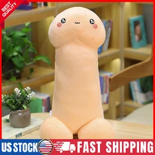 Funny Pillow Penis Plush Stuffed 30cm Cushion Boyfriend Dick Gift Doll Toy Beige