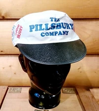 Vtg NOS The Pillsbury Company Bakery Hat Uniform Employee Painter Cap 7-1/4