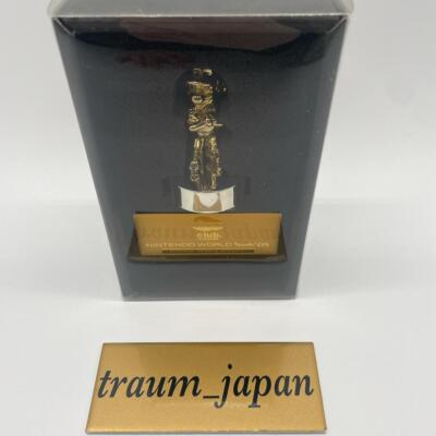 Super Mario Gold Statue Figure Platinum Member Memorial Club