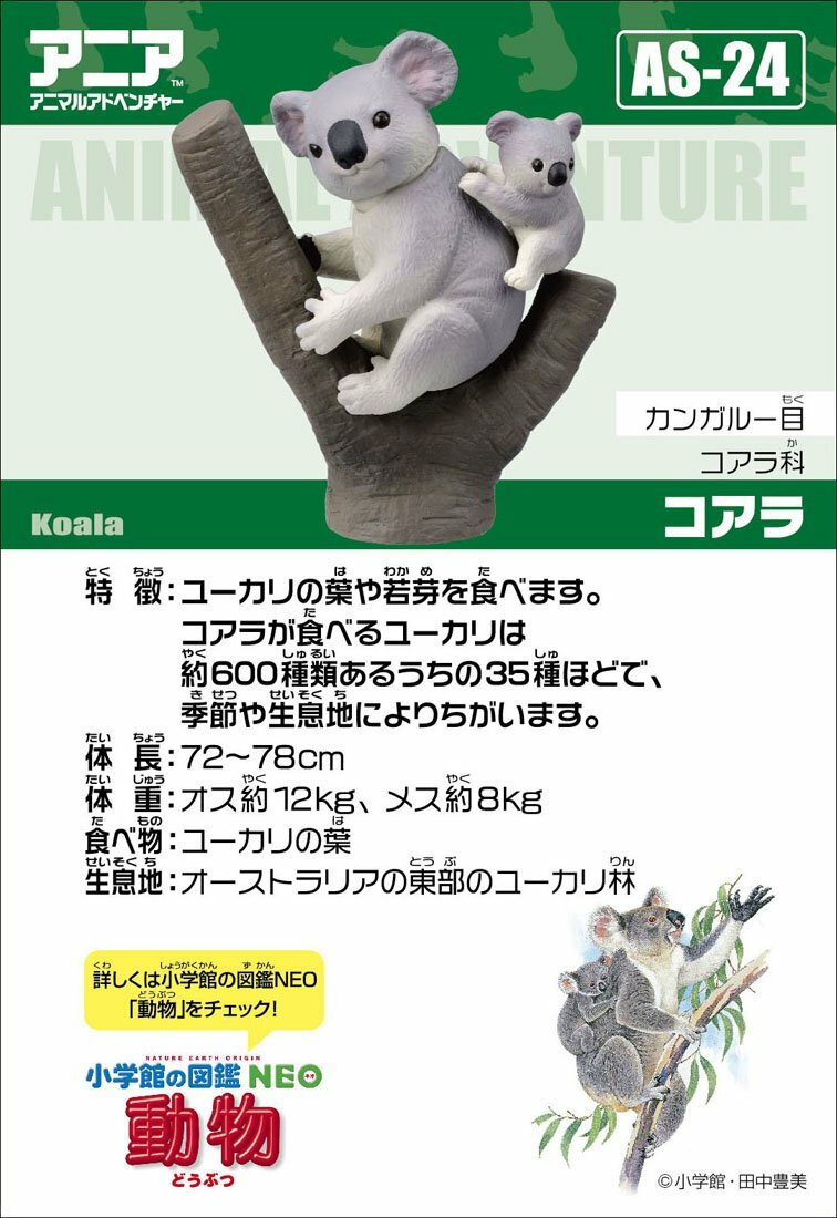 Takara Tomy Ania As 24 Animal Koala Action Figure Toy 2pcs For Sale Online Ebay