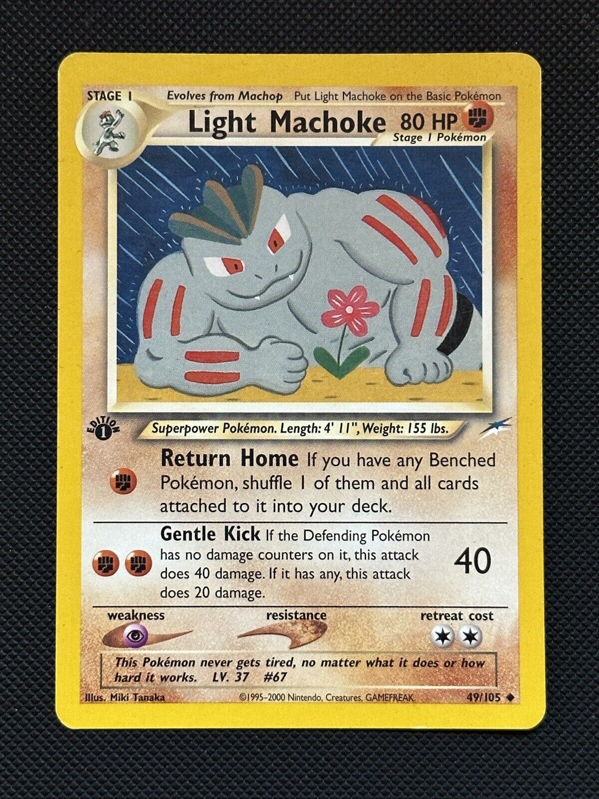 Light Machoke 1st Edition 29/105 Uncommon Pokemon Neo Destiny MP