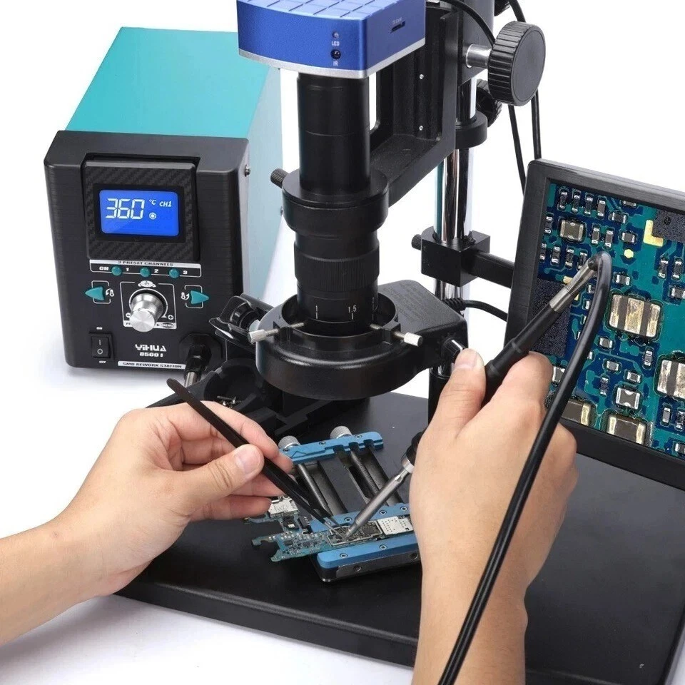 YIHUA 8509-I High-Precision Hot Air Rework Station Digital Desoldering Station - Image 4 of 4
