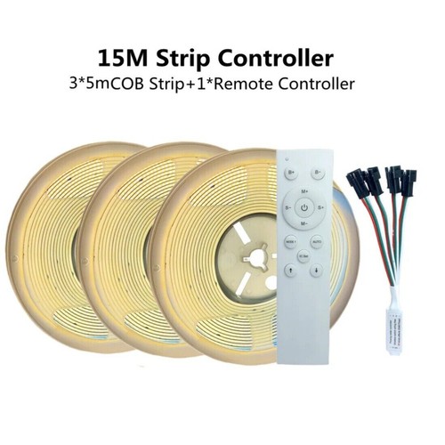 WS2811 Running Water Flowing COB LED Strip Light DC24V Horse Race Sequential LED - Picture 12 of 32