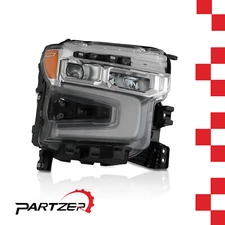 For 2022-24 Silverado 1500 LTZ/High Country Full LED DRL Chrome Headlight Right