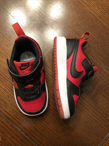 Nike Borough Low Recraft TD University Red Toddler Infant Shoes DV5458-600 6C - Bild 2 von 9