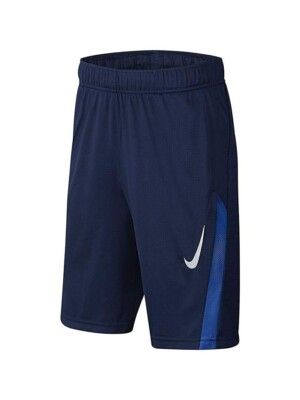 NEW Nike Boys Big Kids Core Training Shorts, Navy Blue, Size