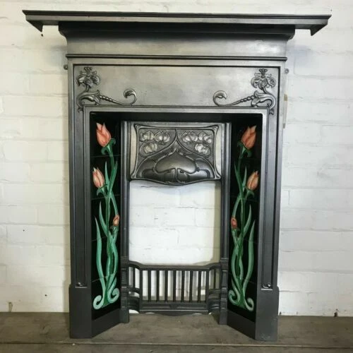 Art Nouveau Antique Fireplaces Accessories