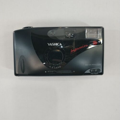 Yashica Kyocera Impression 35mm Point & Shoot Film Camera + Owners Manual & Case - Picture 15 of 17