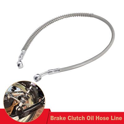 39-150cm Motorcycle Brake Clutch Oil Hose Line Pipe Stainless Steel Braided