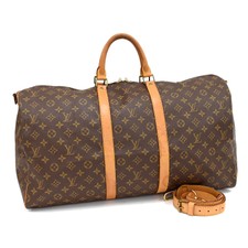 Authentic Louis Vuitton Damier Graphite Keepall BANDOULIERE 55 Bag M41413  for sale online | eBay