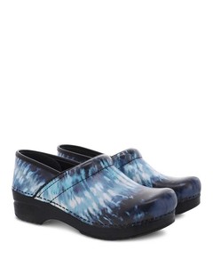 dansko tie dye clogs