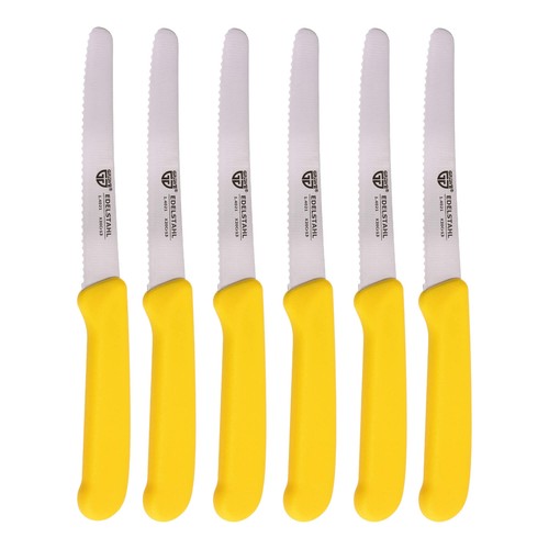 GRÄWE Frühstücksmesser Brötchenmesser Brotzeitmesser Wellenschliffmesser 6 Stück - Bild 18 von 25
