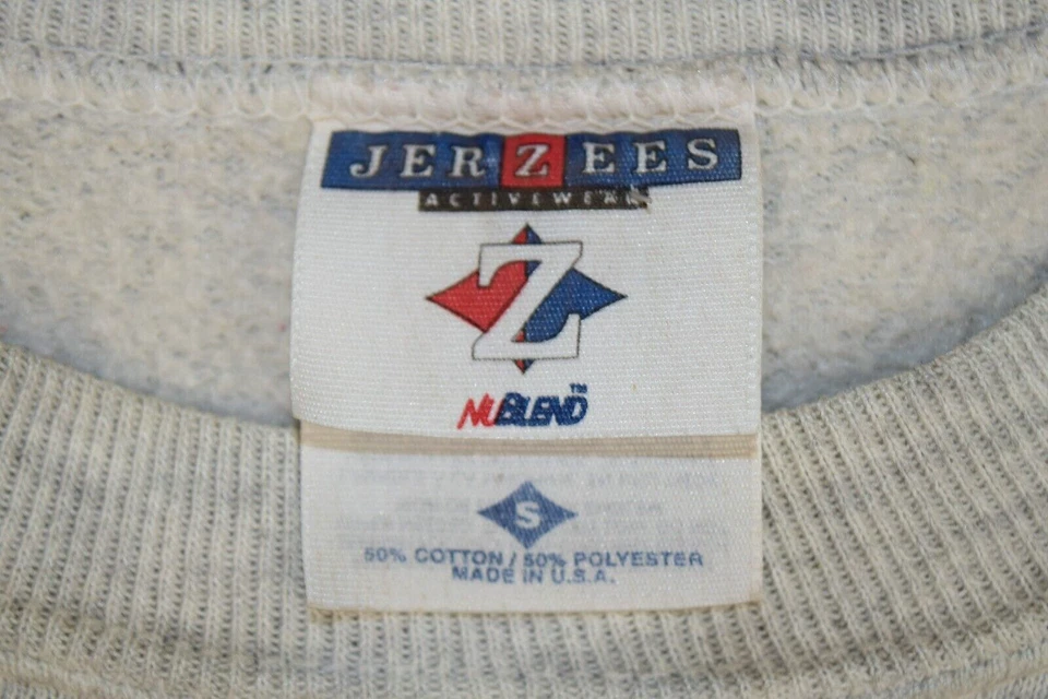 Sudadera De Colección Liverpool Talla S Años 80 90 Block Script Logo Gris Claro Grunge Foto 4 de 4