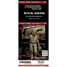 PARACEL MINIATURES VIETNAM SERIES NVA3526 NVA TANK LOADING CREW DSHK GUNNER DO