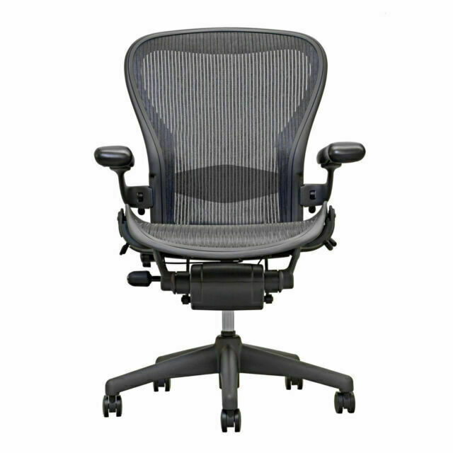 Besluit consensus Onafhankelijk Herman Miller Aeron Office Chair - Black for sale online | eBay