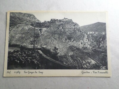 CPA 06 GOURDON, LES GORGES DU LOUP, MOUTONS, VF PC