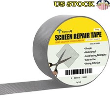 Window Screen Repair Kit Adhesive Waterproof Fiberglass Tape 3 Layer 6.5FT New