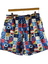 Columbia PFG Omni-Shade Shorts Mens Multicolor Fishing Martini Swim Trunks M