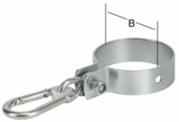 Schaukelschelle Manschettenhaken FüR ø120 Mm Rundholz Mit Karabiner 955370189