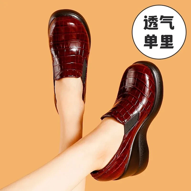 Women Party Platform High Heels Wedge Pumps Loafers Party Dress
