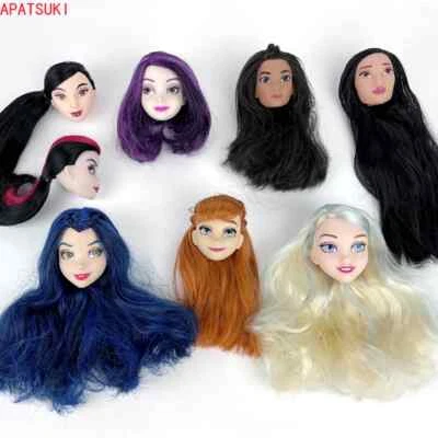 Hochwertige Schminke Kopf für 1/6 Puppe Multi-Stil Haar Prinzessin Puppen Köpfe - Bild 1 von 4
