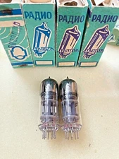 6H30P Dr 6n30p 6h30p 6h30p-dr date code 1980s NOS NIB Super rare One Pair