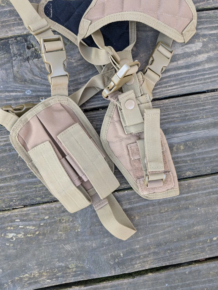 Condor Vertical Shoulder Holster ASH-498 Coyote Brown - Image 3 of 3