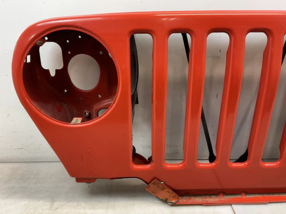 Jeep TJ Wrangler OEM Front Grille Shell Impact Orange PV5 1998 1999-2006 064243 - Image 2 of 4