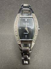 Accurist Ladies Dress Watch With Crystal Detail Stainless Steel Bracelet
