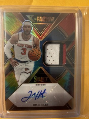 2023-24 Panini Select X Factor Memorabilia Josh Hart 3 Color Patch Game Used