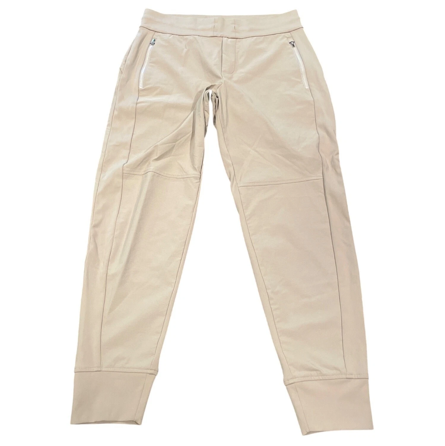 Athleta Headlands Hybrid Trek Mid Rise Jogger Size 8 Petite 8P Beige Athleisure