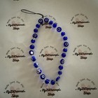 New ListingCell Phone Charm Strap Glass Beads Evil Eye Blue Beads New