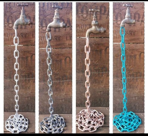 Freestanding Tap Garden Art Metal Art JL RUSTIC GARDEN ART DESIGN - Picture 1 of 2