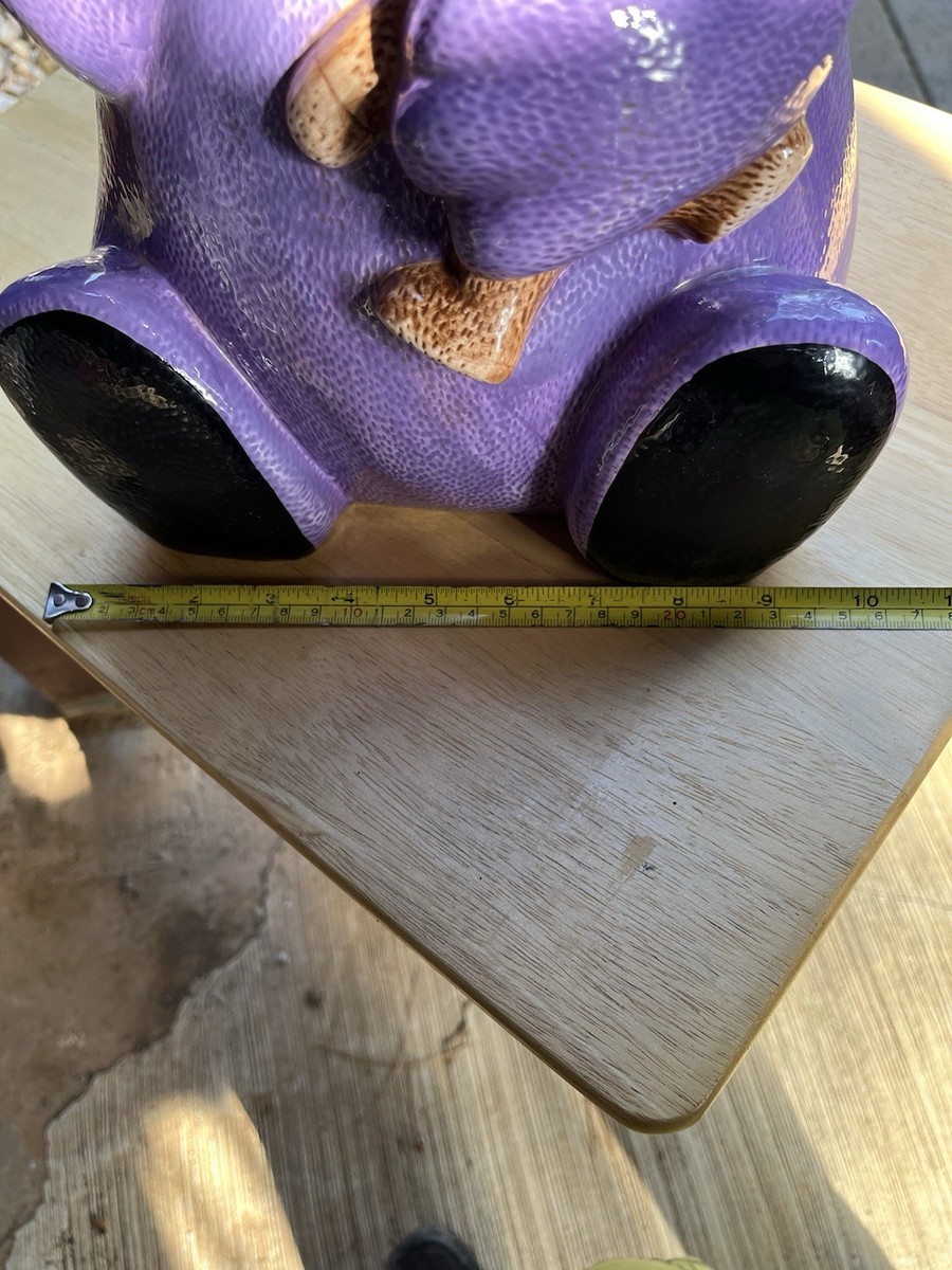 McDonald's Grimace Cookie Jar- Treasure Craft 1997