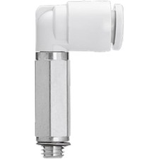 2PC SMC CORPORATION KQ2W04-M5A Pneumatic Elbow Threaded-to-Tube Adapter,M5 x 0.