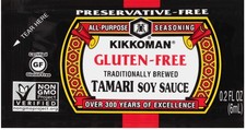 Gluten-Free Tamari Soy Sauce Packets, 200 Count, 6 ML Each, Preservative-Free