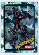 2025 Topps Chrome Marvel Comics Sapphire Aqua 13/75 Ironheart #71 1r8v