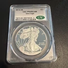 2014-W PROOF  1 oz. .999 American Silver Eagle CAC PR68DCAM