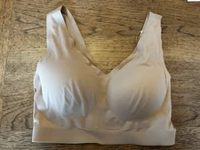 SOMA Warm Amber Solid  X-LARGE Enbliss Pullover Bralette Wireless Seamless Bra