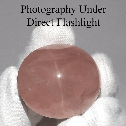 Cuarzo Rosa Estrella Natural 180 CT - Cúpula Alta 33MM Cabujón - Piedra Preciosa de Coleccionista - Imagen 8 de 11
