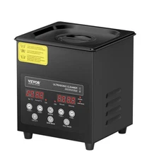 60W Portable Ultrasonic Cleaner 2L 40kHz with Heater Timer