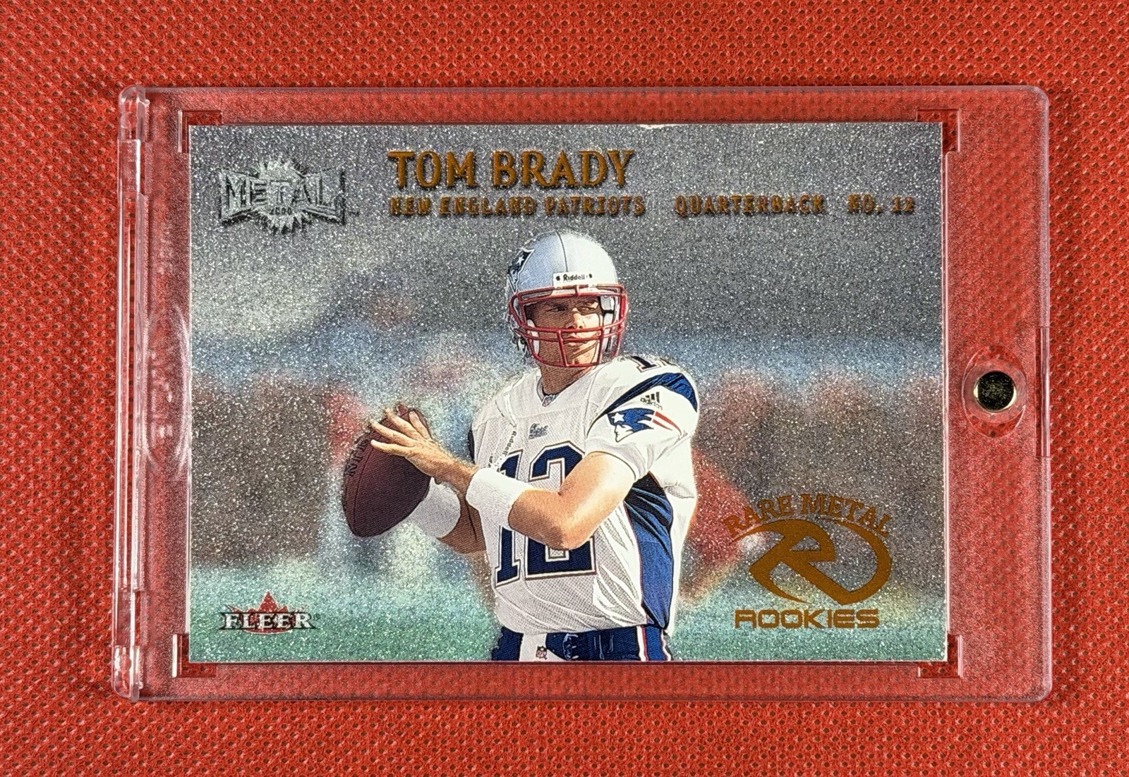 🔥2000 Fleer SkyBox Metal TOM BRADY RC #267 THE GOAT 🐐