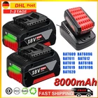 For Bosch 18V Genuine Battery +/- Charger 8Ah Professional GBA GSR BAT618 BAT609