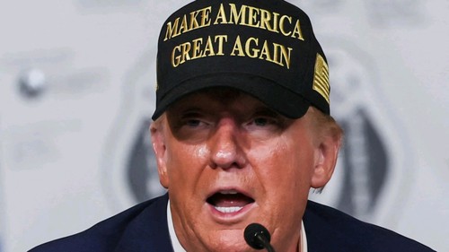 President Donald Trump Make America Great Again MAGA GOLD HAT- NEVER SURRENDER - Picture 6 of 6